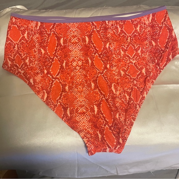 DVF Swim bottoms Odette Sea Python Flamenco - Picture 7 of 7